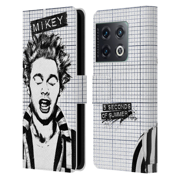 5 Seconds of Summer Solos Grained Mikey Leather Book Wallet Case Cover For OnePlus 10 Pro