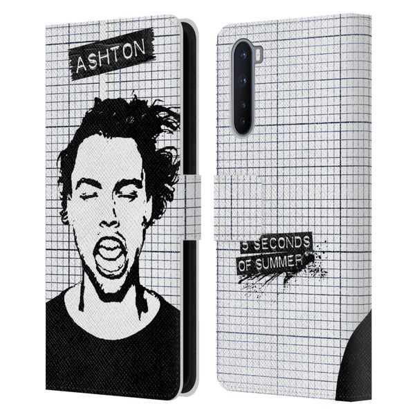 5 Seconds of Summer Solos Grained Ashton Leather Book Wallet Case Cover For OnePlus Nord 5G