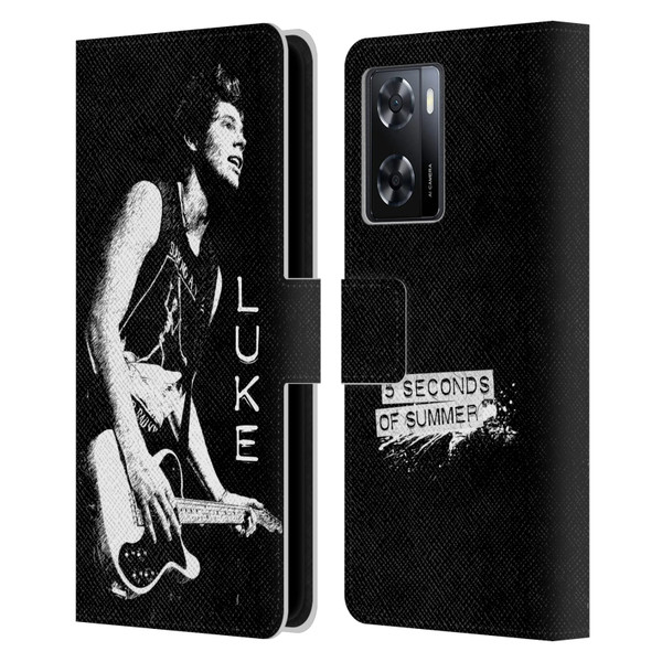 5 Seconds of Summer Solos BW Luke Leather Book Wallet Case Cover For OPPO A57s