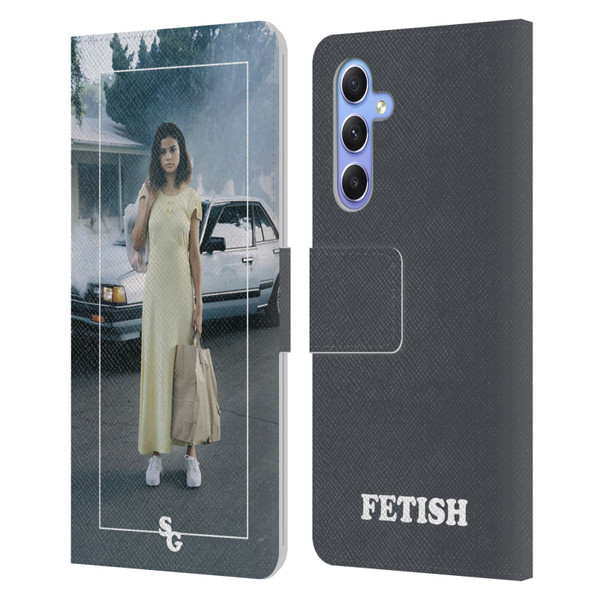 Selena Gomez Fetish Album Cover Leather Book Wallet Case Cover For Samsung Galaxy A34 5G