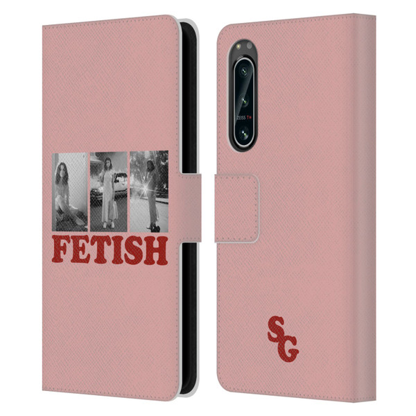 Selena Gomez Fetish Black & White Album Photos Leather Book Wallet Case Cover For Sony Xperia 5 IV