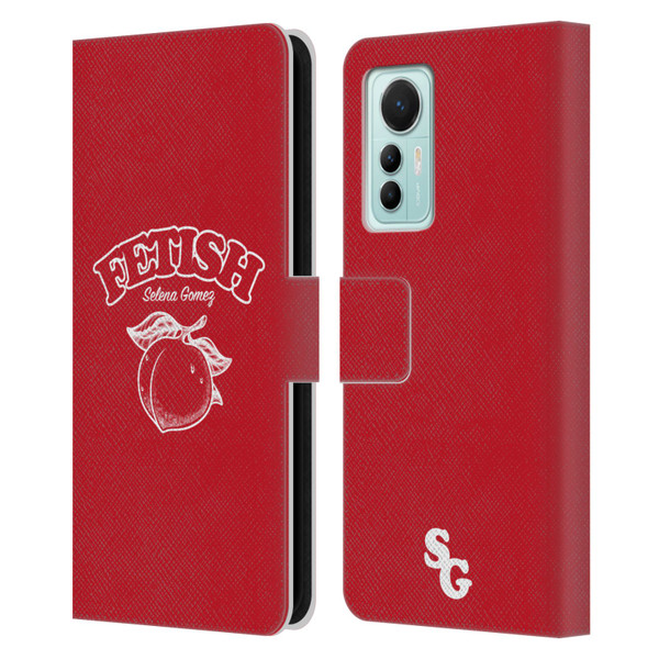 Selena Gomez Key Art Fetish Peach Mono Leather Book Wallet Case Cover For Xiaomi 12 Lite