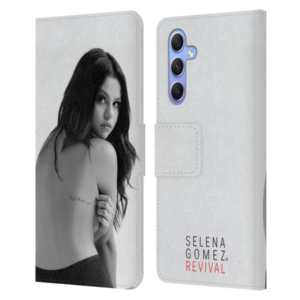 Selena Gomez Revival Back Cover Art Leather Book Wallet Case Cover For Samsung Galaxy A34 5G