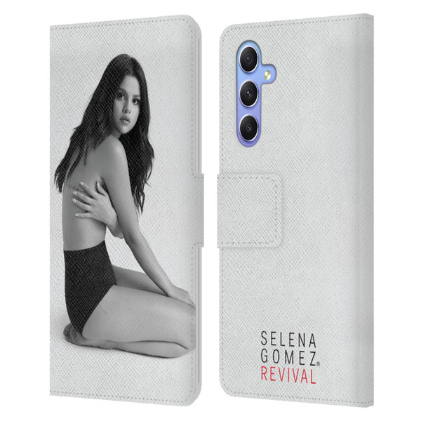 Selena Gomez Revival Side Cover Art Leather Book Wallet Case Cover For Samsung Galaxy A34 5G