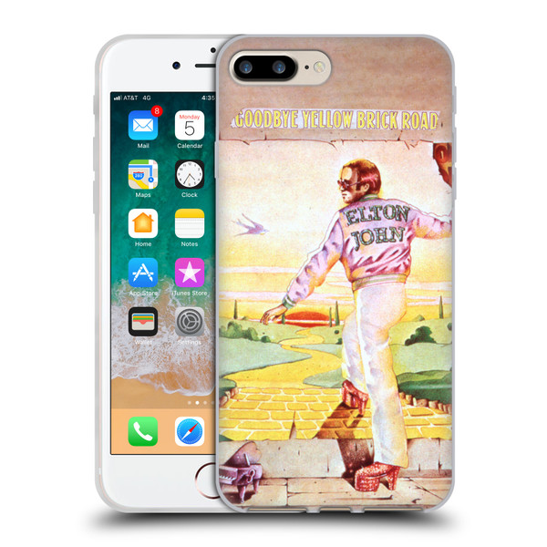 Elton John Artwork GBYR Album Soft Gel Case for Apple iPhone 7 Plus / 8 Plus & MagSafe