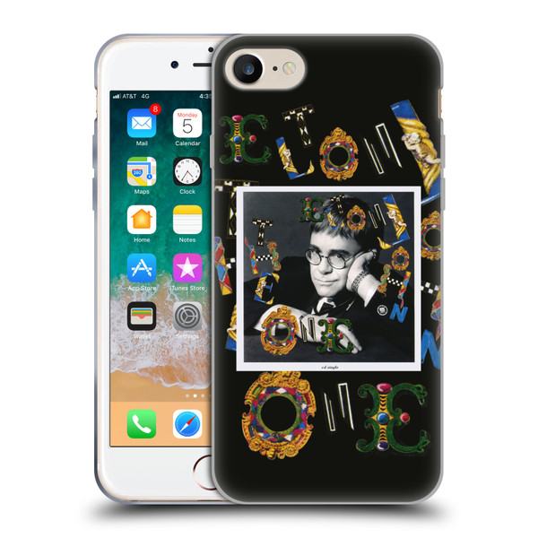 Elton John Artwork The One Single Soft Gel Case for Apple iPhone 7 / 8 / SE 2020 & 2022 & MagSafe