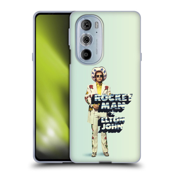 Elton John Artwork Rocket Man Single Soft Gel Case for Motorola Edge X30