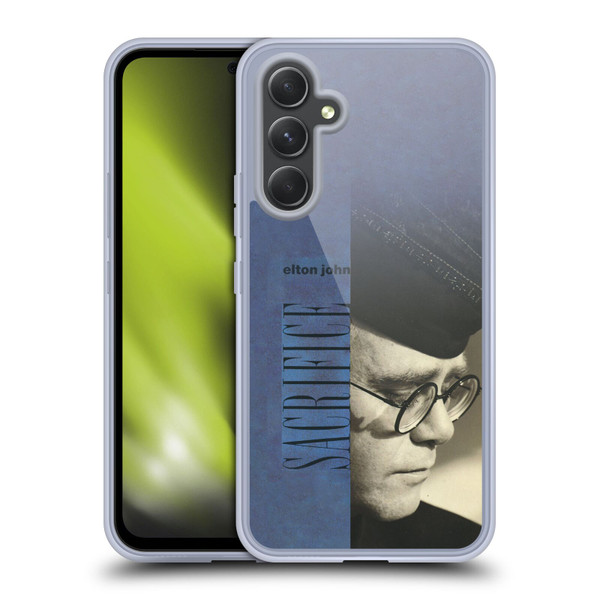 Elton John Artwork Sacrifice Single Soft Gel Case for Samsung Galaxy A54 5G