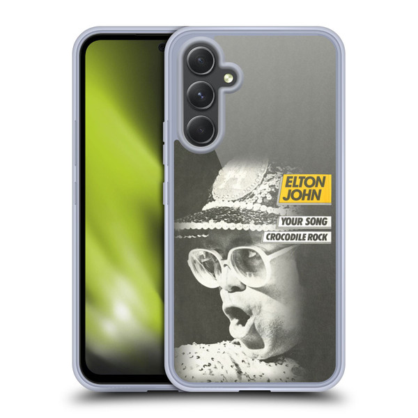 Elton John Artwork Your Song Single Soft Gel Case for Samsung Galaxy A54 5G