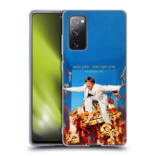 Elton John Artwork One Night Only Album Soft Gel Case for Samsung Galaxy S20 FE / 5G