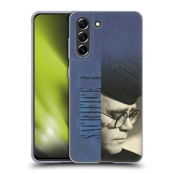 Elton John Artwork Sacrifice Single Soft Gel Case for Samsung Galaxy S21 FE 5G