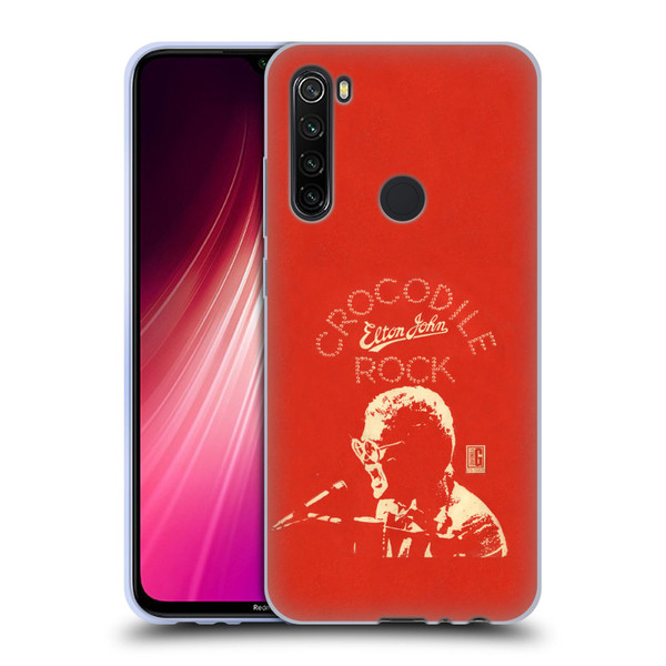 Elton John Artwork Crocodile Rock Single Soft Gel Case for Xiaomi Redmi Note 8T