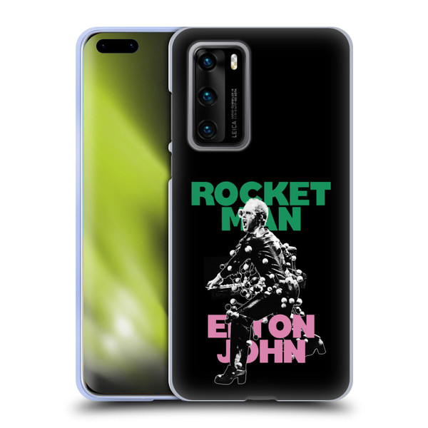 Elton John Rocketman Key Art 5 Soft Gel Case for Huawei P40 5G