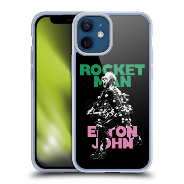 Elton John Rocketman Key Art 5 Soft Gel Case for Apple iPhone 12 Mini