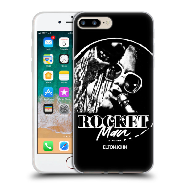 Elton John Rocketman Key Art 4 Soft Gel Case for Apple iPhone 7 Plus / iPhone 8 Plus