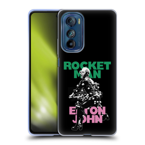 Elton John Rocketman Key Art 5 Soft Gel Case for Motorola Edge 30