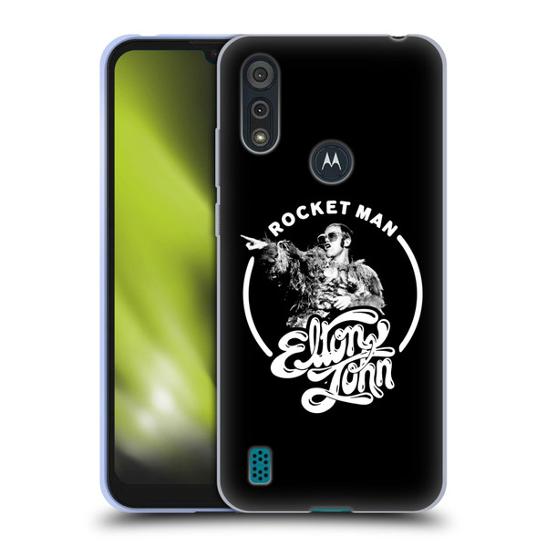 Elton John Rocketman Key Art 2 Soft Gel Case for Motorola Moto E6s (2020)