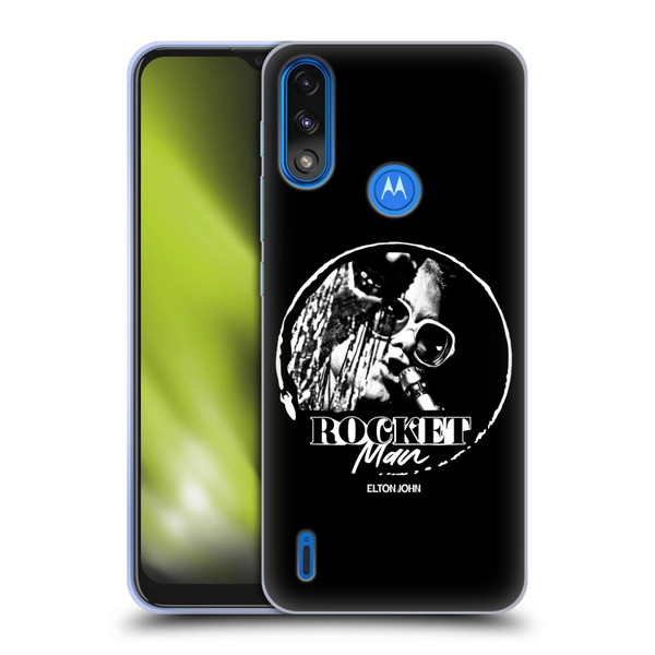 Elton John Rocketman Key Art 4 Soft Gel Case for Motorola Moto E7 Power / Moto E7i Power