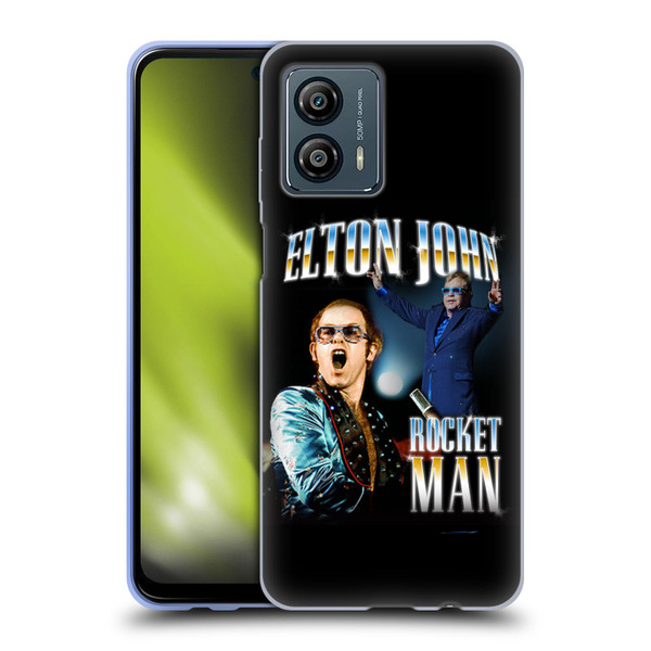 Elton John Rocketman Key Art Soft Gel Case for Motorola Moto G53 5G