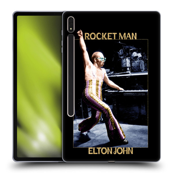 Elton John Rocketman Key Art 3 Soft Gel Case for Samsung Galaxy Tab S8 Plus