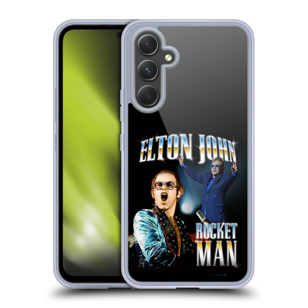 Elton John Rocketman Key Art Soft Gel Case for Samsung Galaxy A54 5G