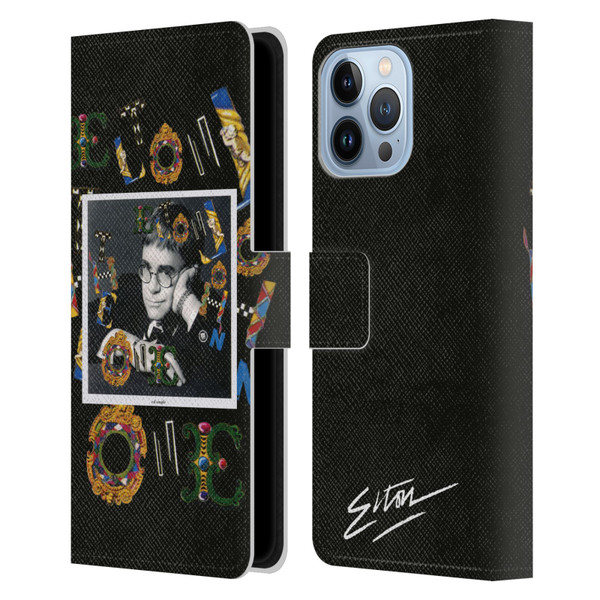 Elton John Artwork The One Single Leather Book Wallet Case Cover For Apple iPhone 13 Pro Max