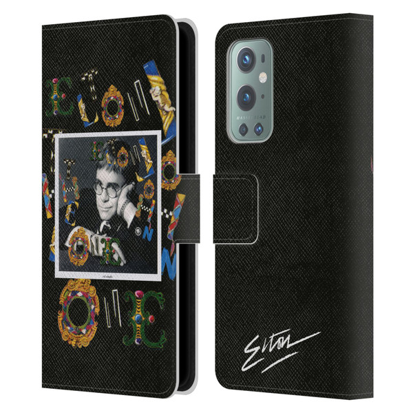 Elton John Artwork The One Single Leather Book Wallet Case Cover For OnePlus 9