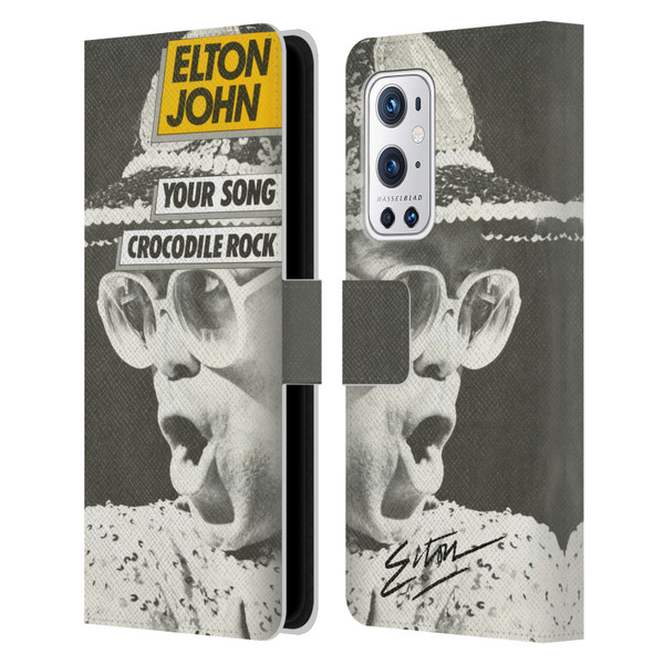 Elton John Artwork Your Song Single Leather Book Wallet Case Cover For OnePlus 9 Pro