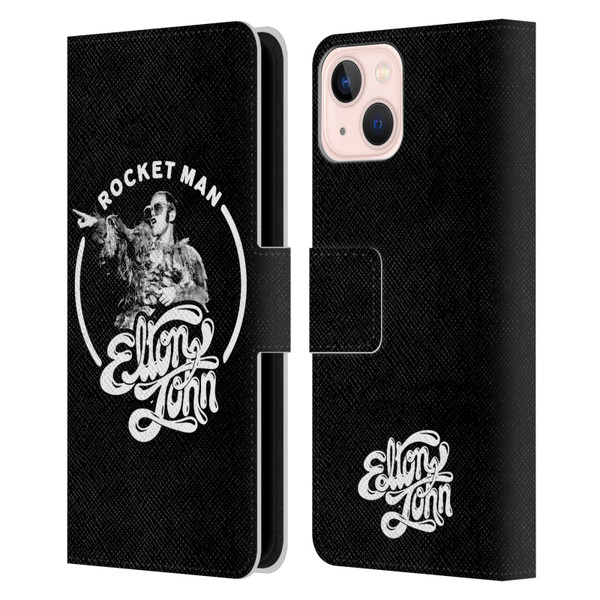 Elton John Rocketman Key Art 2 Leather Book Wallet Case Cover For Apple iPhone 13