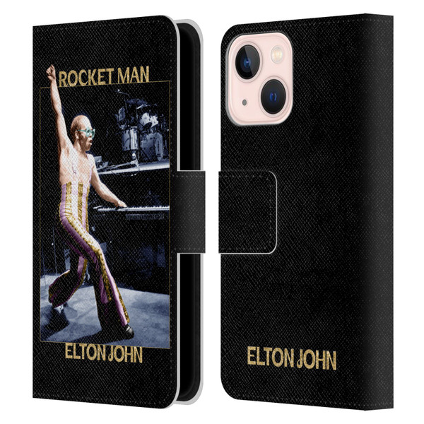 Elton John Rocketman Key Art 3 Leather Book Wallet Case Cover For Apple iPhone 13 Mini