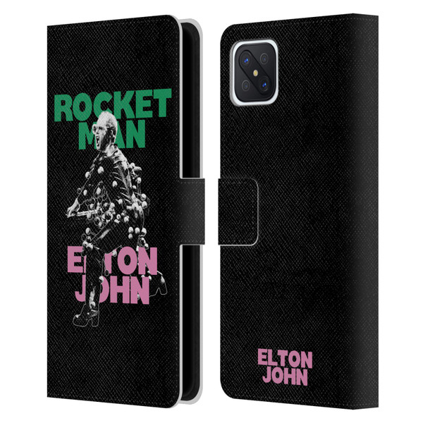Elton John Rocketman Key Art 5 Leather Book Wallet Case Cover For OPPO Reno4 Z 5G