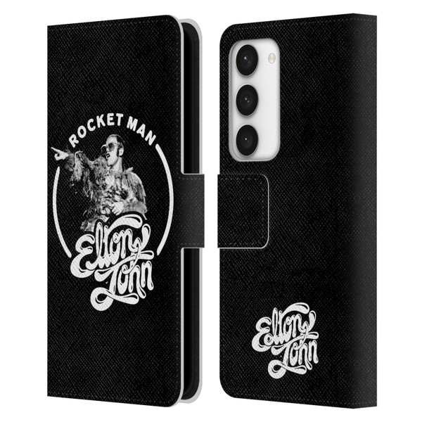 Elton John Rocketman Key Art 2 Leather Book Wallet Case Cover For Samsung Galaxy S23 5G