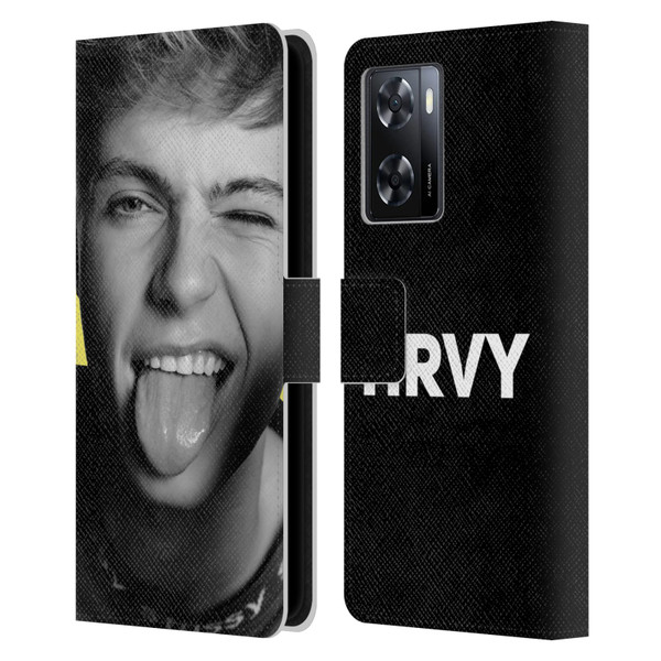 HRVY Graphics Calendar 5 Leather Book Wallet Case Cover For OPPO A57s