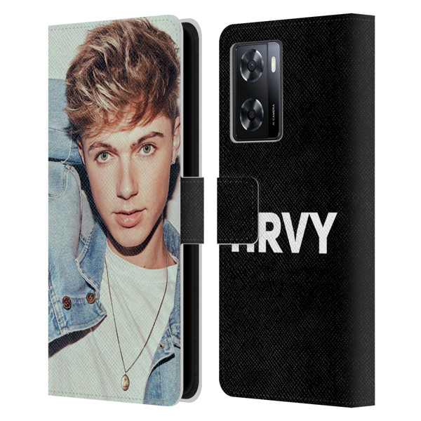 HRVY Graphics Calendar 4 Leather Book Wallet Case Cover For OPPO A57s