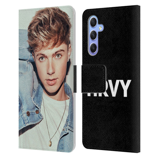 HRVY Graphics Calendar 4 Leather Book Wallet Case Cover For Samsung Galaxy A34 5G