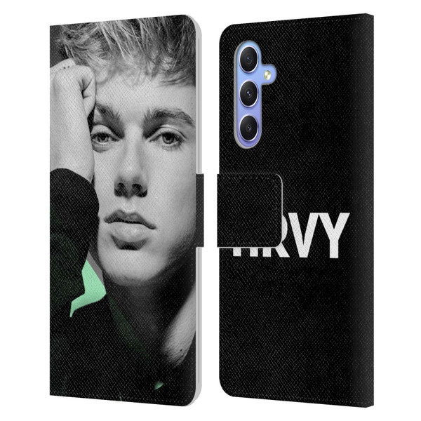 HRVY Graphics Calendar 7 Leather Book Wallet Case Cover For Samsung Galaxy A34 5G