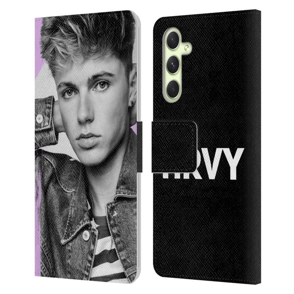 HRVY Graphics Calendar 12 Leather Book Wallet Case Cover For Samsung Galaxy A54 5G