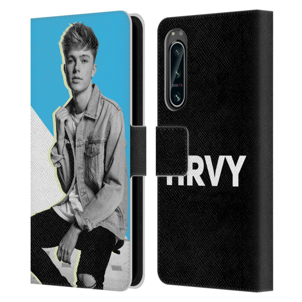 HRVY Graphics Calendar 3 Leather Book Wallet Case Cover For Sony Xperia 5 IV