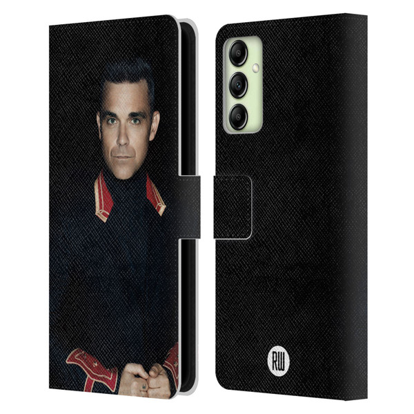Robbie Williams Calendar Portrait Leather Book Wallet Case Cover For Samsung Galaxy A14 5G
