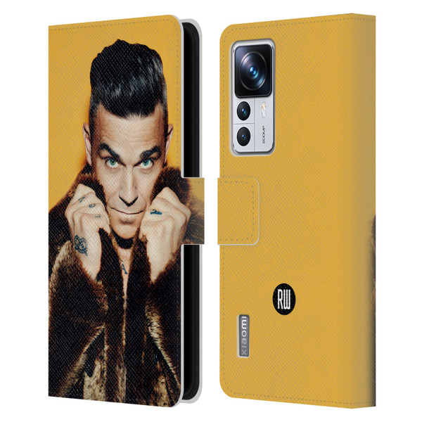 Robbie Williams Calendar Fur Coat Leather Book Wallet Case Cover For Xiaomi 12T Pro