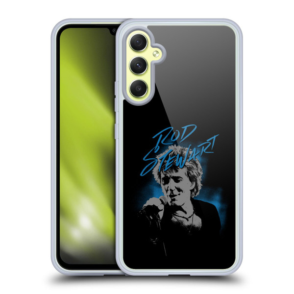 Rod Stewart Art Scribble Soft Gel Case for Samsung Galaxy A34 5G