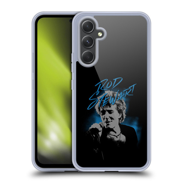 Rod Stewart Art Scribble Soft Gel Case for Samsung Galaxy A54 5G