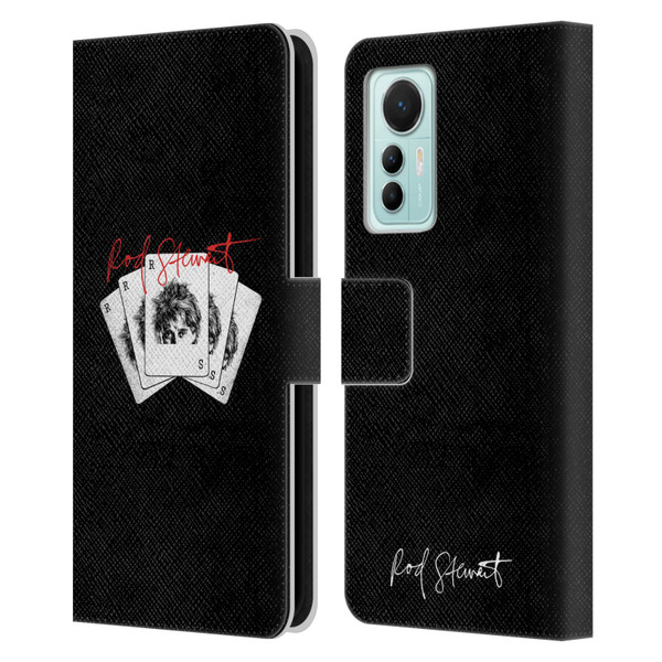 Rod Stewart Art Poker Hand Leather Book Wallet Case Cover For Xiaomi 12 Lite