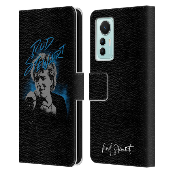 Rod Stewart Art Scribble Leather Book Wallet Case Cover For Xiaomi 12 Lite
