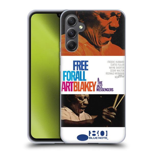 Blue Note Records Albums Art Blakey Free For All Soft Gel Case for Samsung Galaxy A34 5G