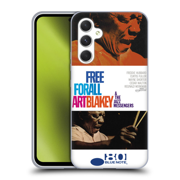 Blue Note Records Albums Art Blakey Free For All Soft Gel Case for Samsung Galaxy A54 5G