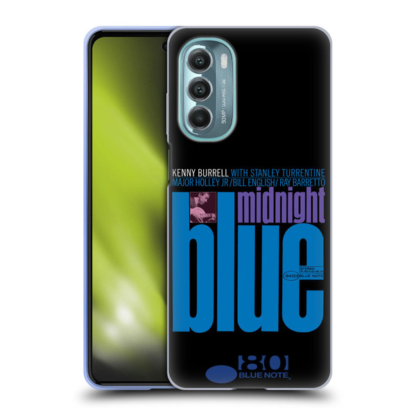 Blue Note Records Albums 2 Kenny Burell Midnight Blue Soft Gel Case for Motorola Moto G Stylus 5G (2022)