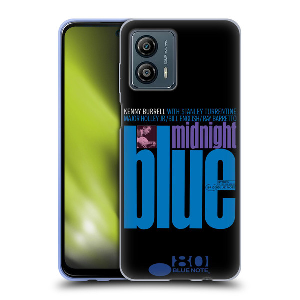 Blue Note Records Albums 2 Kenny Burell Midnight Blue Soft Gel Case for Motorola Moto G53 5G
