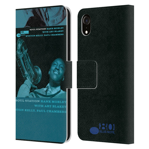 Blue Note Records Albums Hunk Mobley Soul Station Leather Book Wallet Case Cover For Apple iPhone XR