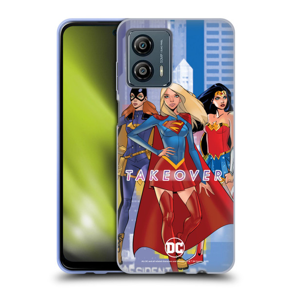 DC Women Core Compositions Girl Power Soft Gel Case for Motorola Moto G53 5G